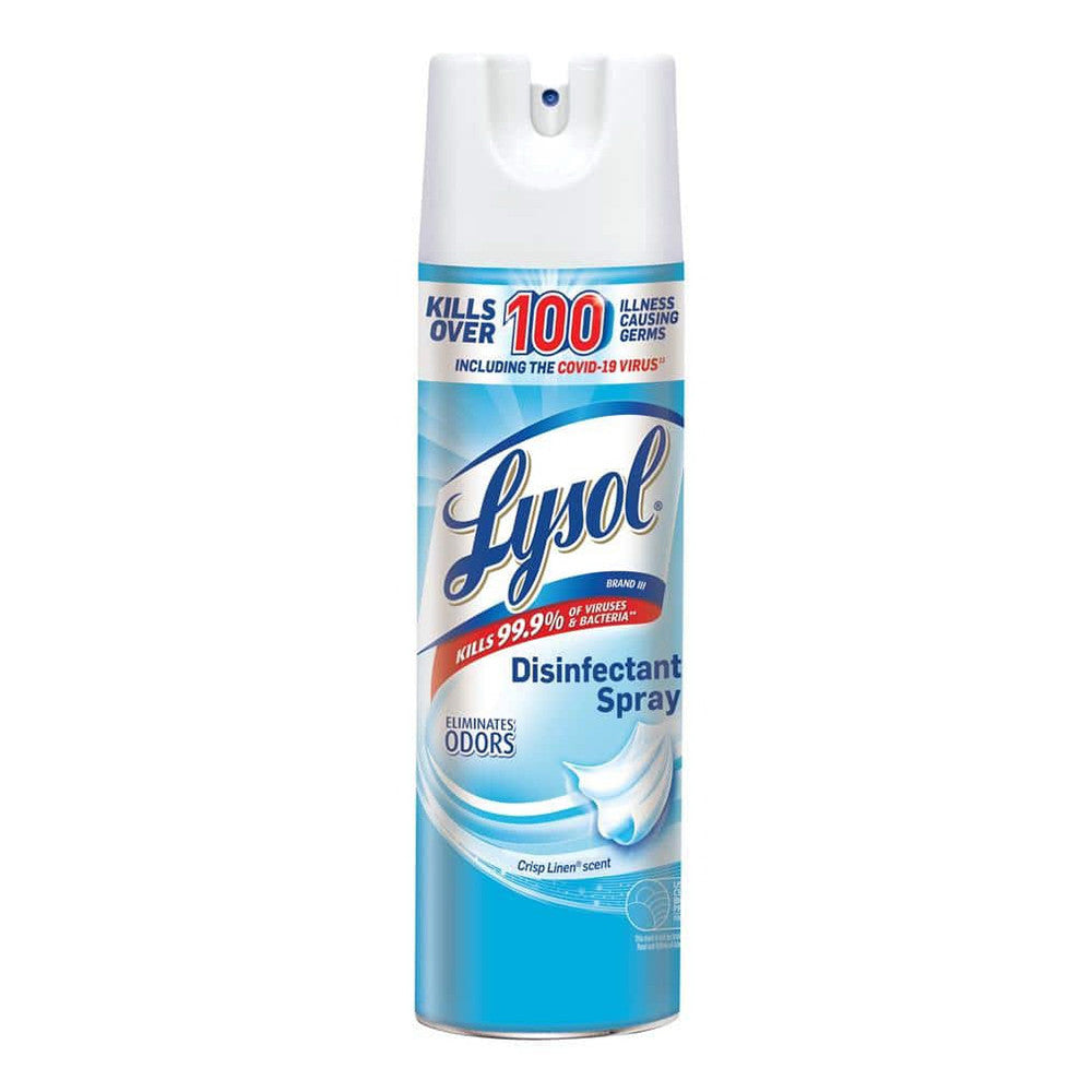 Lysol Disinfectant and Antibacterial Spray, Crisp Linen Scent, 19 Oz